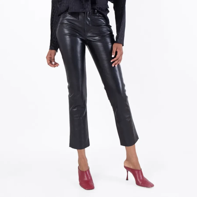 Anine Bing Bruno Faux Leather Pants