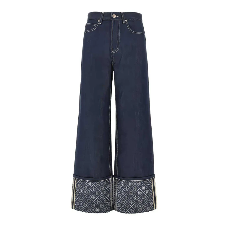 Tory Burch Jean Droit - Bleu
