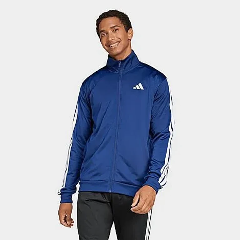 adidas Men's Dayready Track Jacket in Dark Blue Size: XS