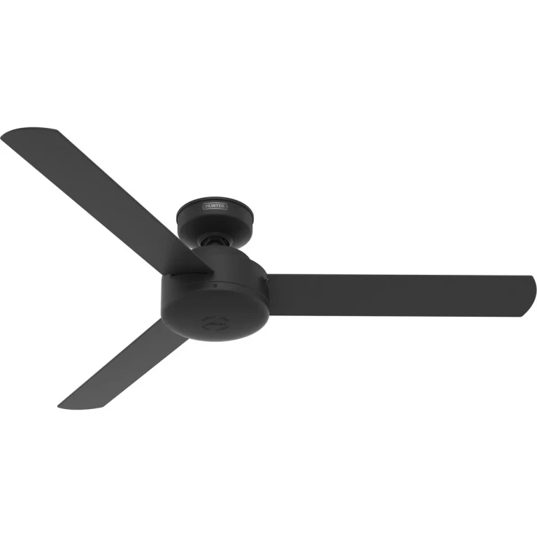 Matte Black 52"Ceiling Fan from the Presto Collection