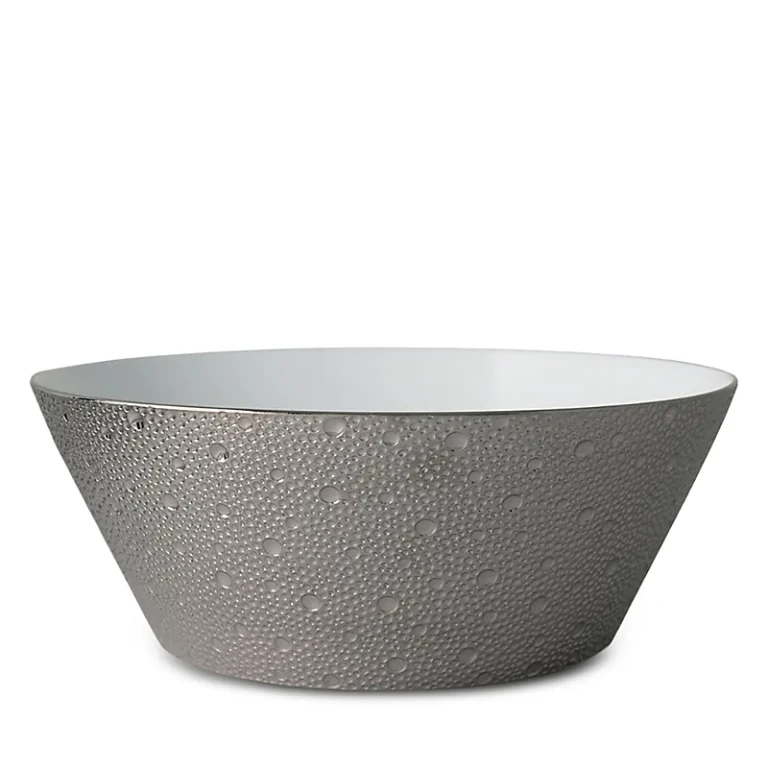 Bernardaud Ecume Platinum Salad Bowl