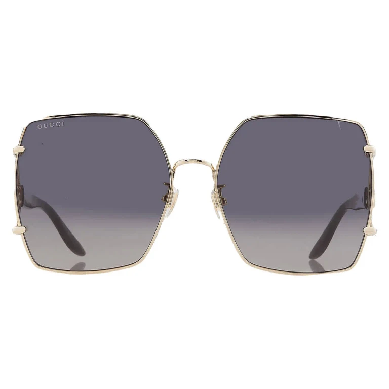 Gucci Grey Gradient Butterfly Ladies Sunglasses GG1564SA 001 61