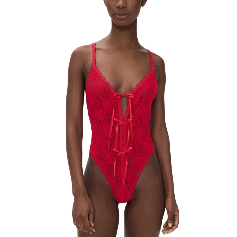 Hanky Panky After Midnight Open Teddy Red XL