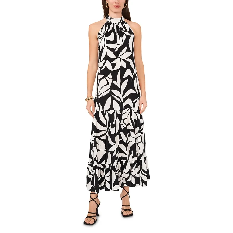 Vince Camuto Oscar Tiered Maxi Dress