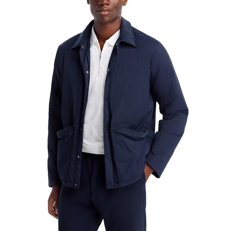 Herno Light Stretch Nylon & Light Cord Patch Pocket Jacket