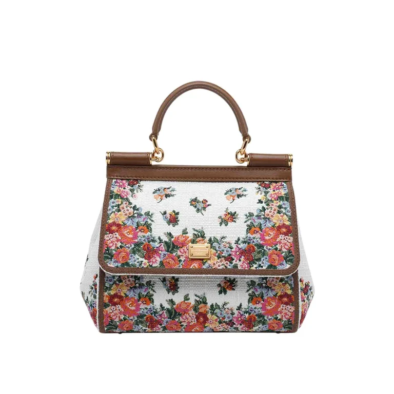 Bolsa Sicily média bordada Dolce & Gabbana
