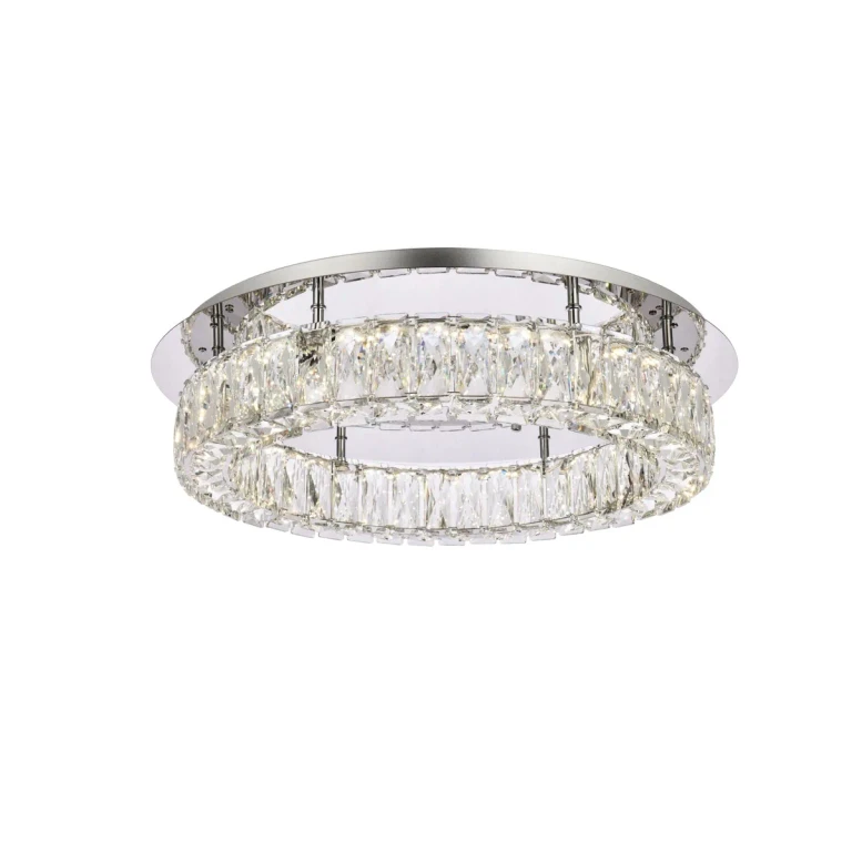 Chrome LED Flush Mount from the Monroe Collection