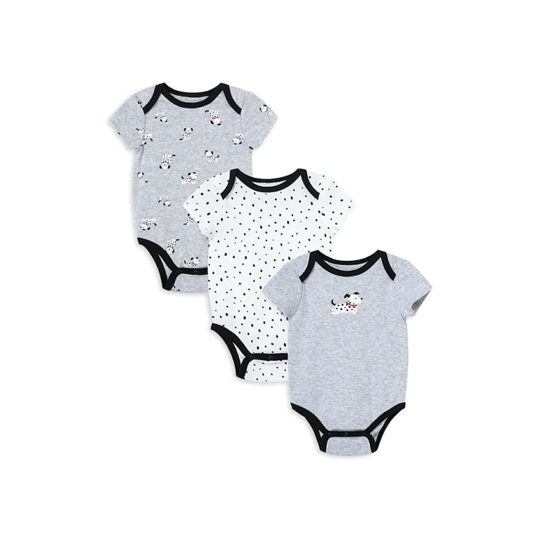 Little Me Boys' Dalmatian Bodysuits, 3 Pack - Baby