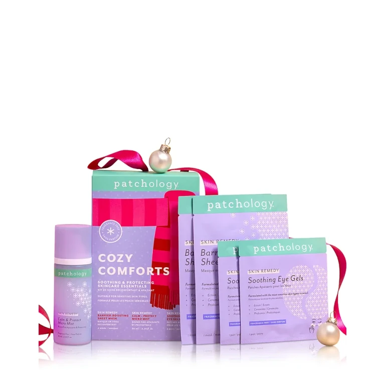Patchology Cozy Comforts Soothing & Protecting Skincare Essentials Gift Set
