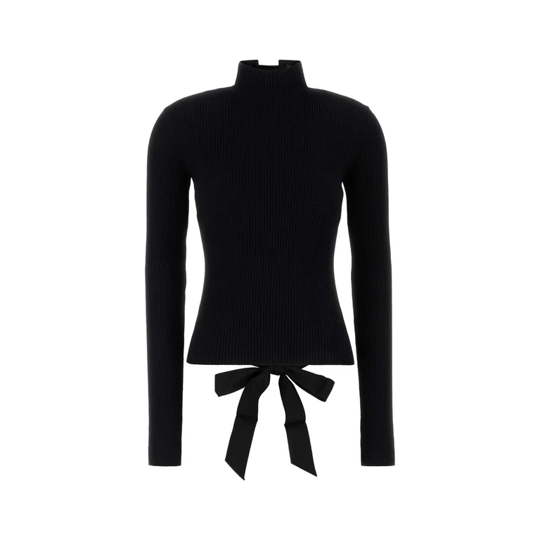 Balenciaga 828347t5230 1000 Black Maglie