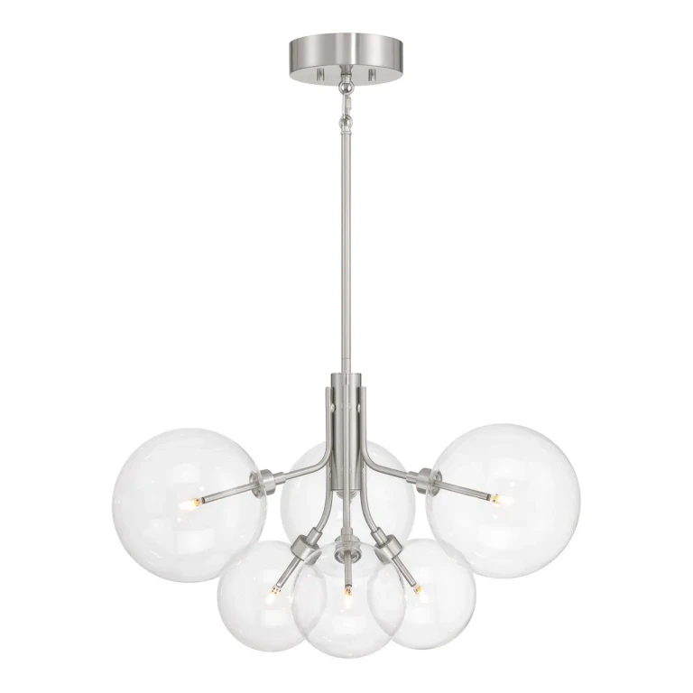 Chandelier in Brushed Nickel