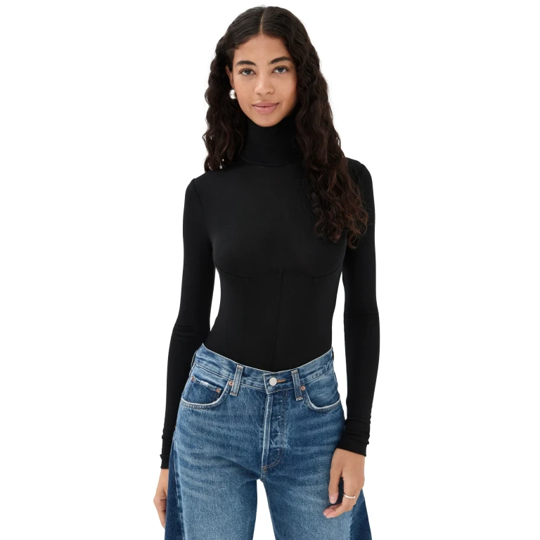 Body AGOLDE Wilma Negro M