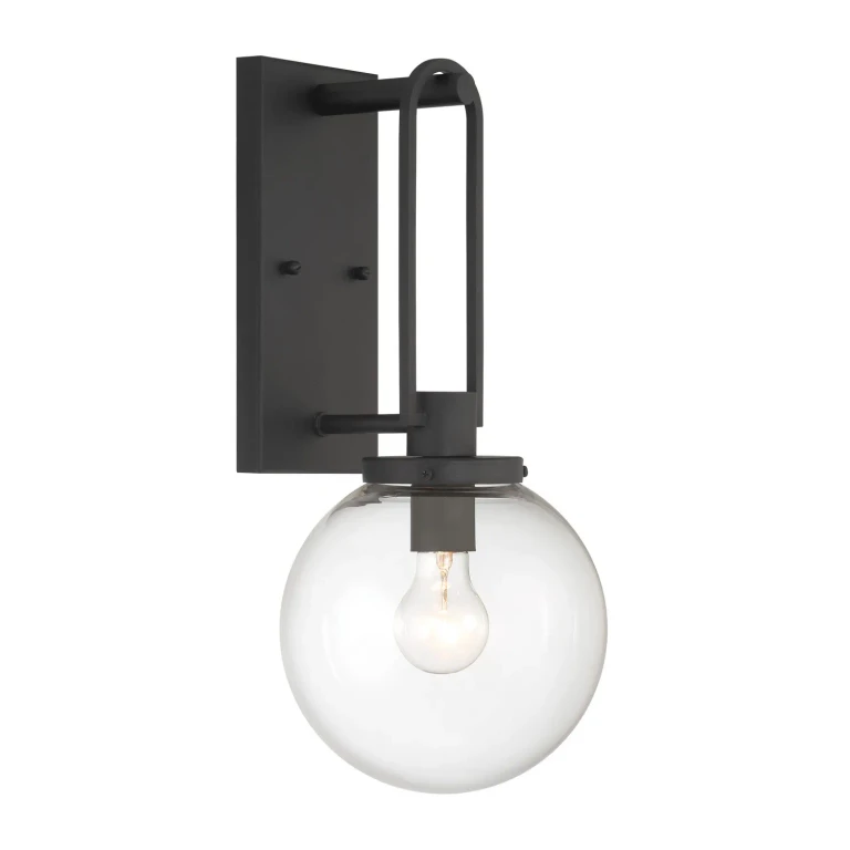 Sand Coal One Light Outdoor Wall Mount from the Wenston Collection