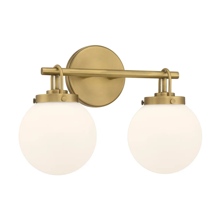 Legacy Brass Bathroom Vanity Light from the Ortesa Collection