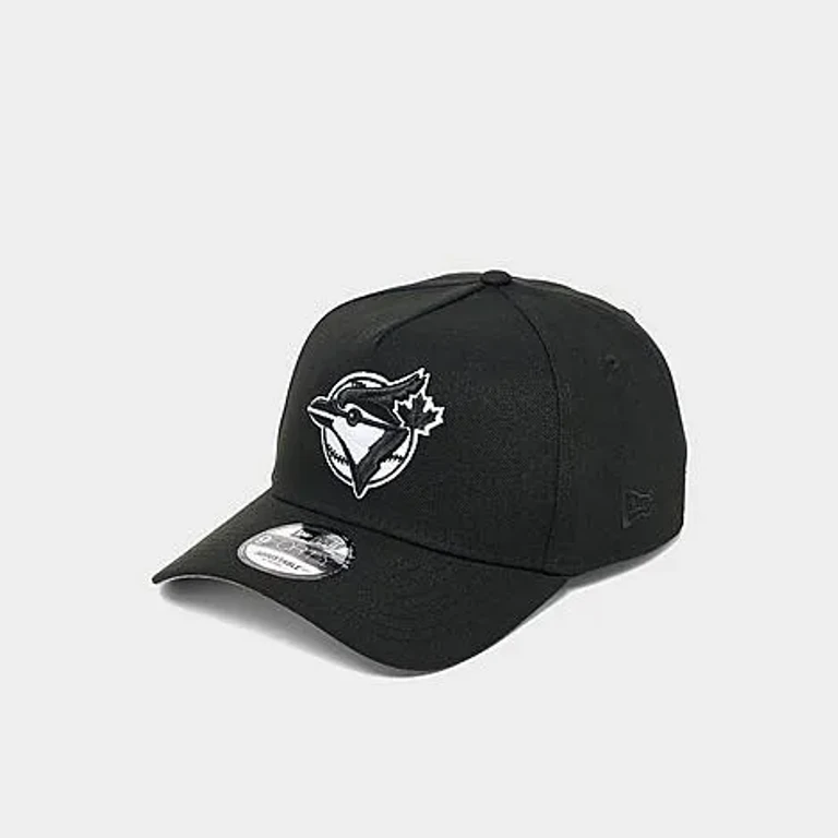 New Era Toronto Blue Jays MLB 9FORTY Monochrome Snapback Hat in Black/White