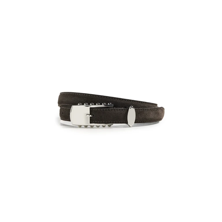 Altuzarra Elongated Studded Buckle Belt Burnt Cypress S