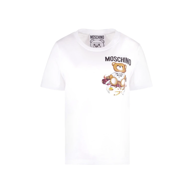 Moschino Cotton Crew-neck T-shirt