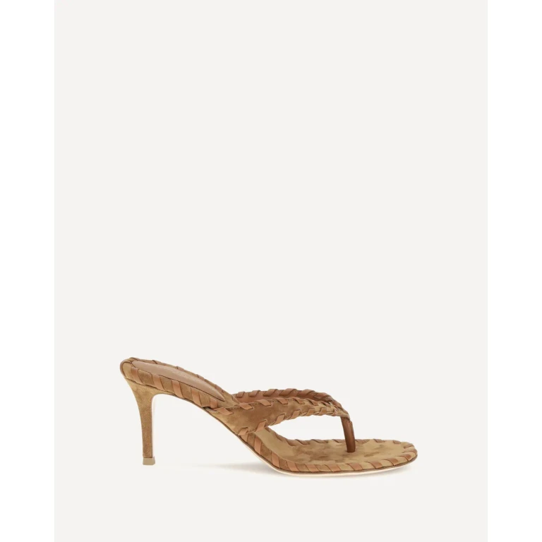 Gianvito Rossi Zehentrenner aus Wildleder