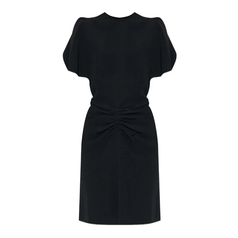 Victoria Beckham Robe Au Genou - Noir