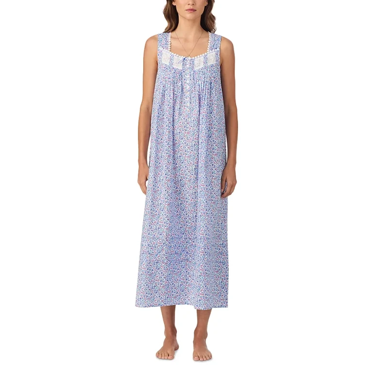 Eileen West Floral Lawn Ballet Nightgown