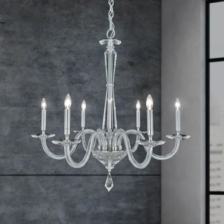 Habsburg 6-Light Chandelier in Polished Chrome