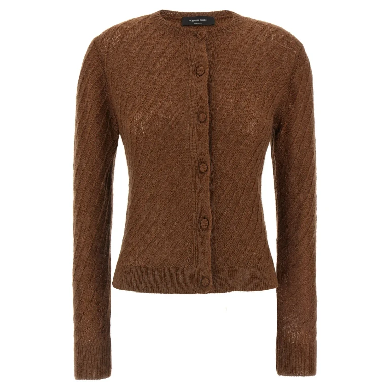 Fabiana Filippi Sequin Crochet Cardigan