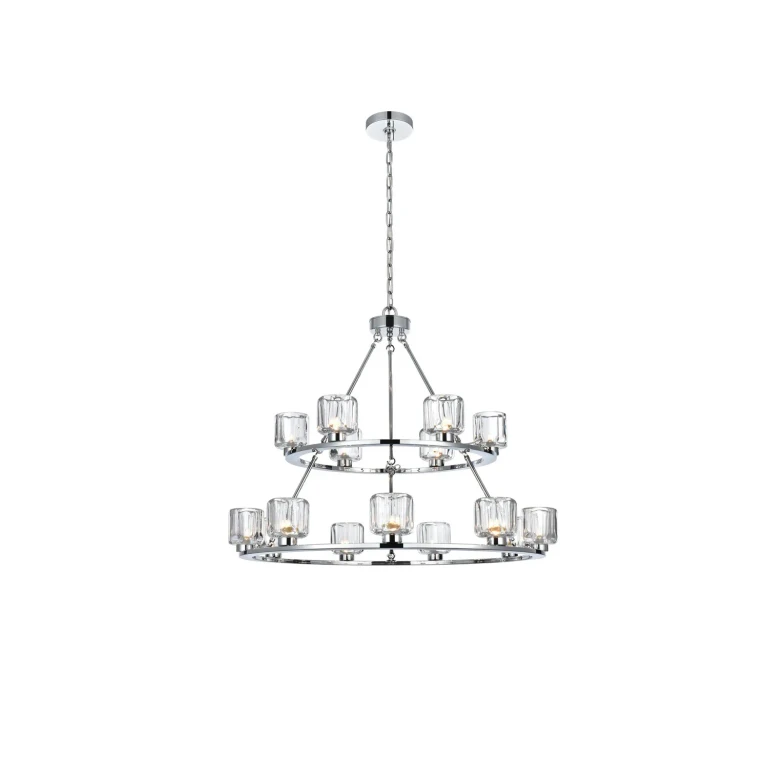 Chrome Chandelier from the Cadence Collection