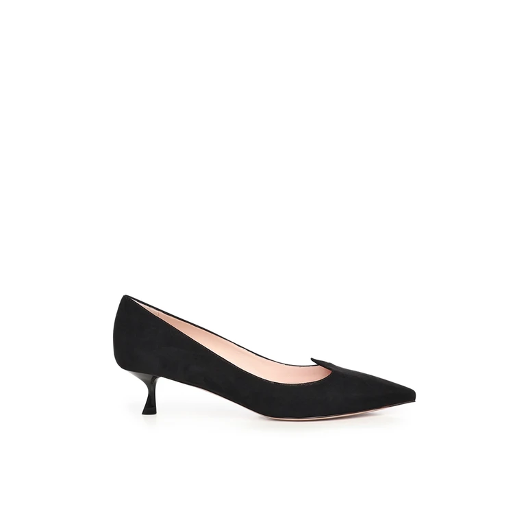 Roger Vivier With Heel Black Goatskin - Women
