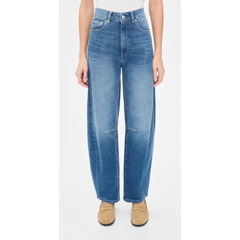 DL1961 Miro Barrel High Rise Jeans Opal Harbor 27