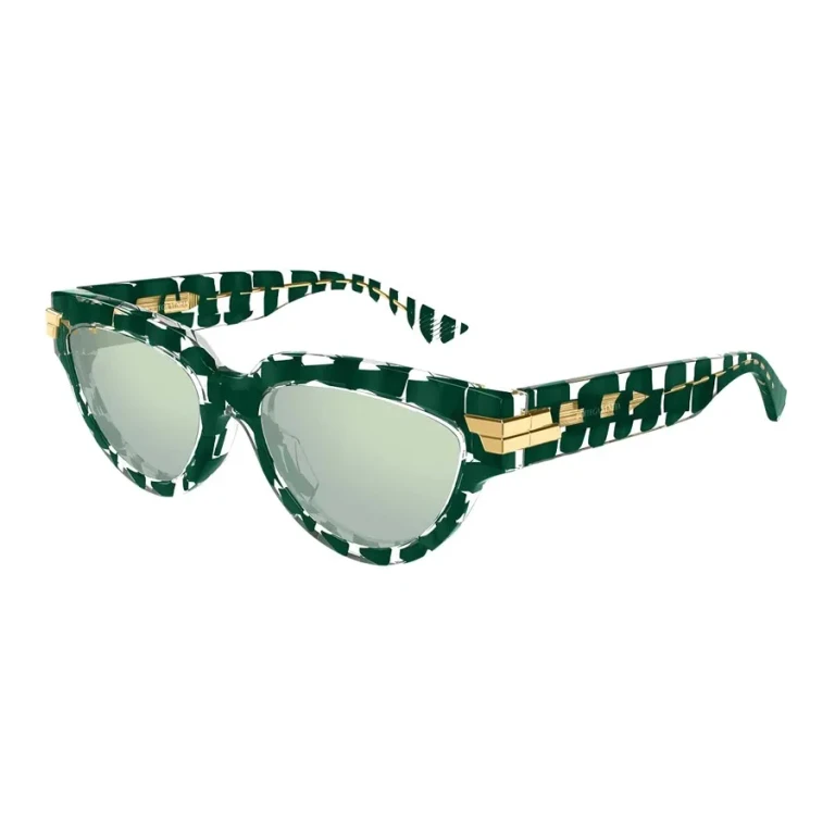 Bottega Veneta Green Cat Eye Ladies Sunglasses BV1035S 008 55
