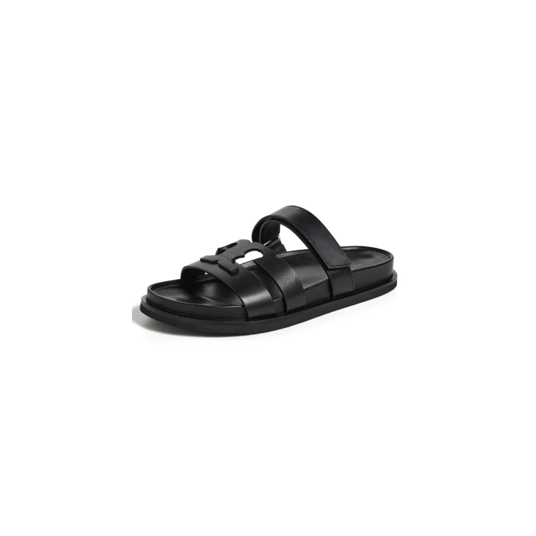 Tory Burch Ines Sport Slides Perfect Black 7.5