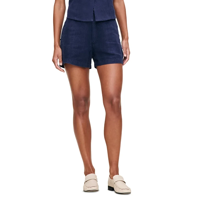DL1961 Taylor Linen High Rise Shorts