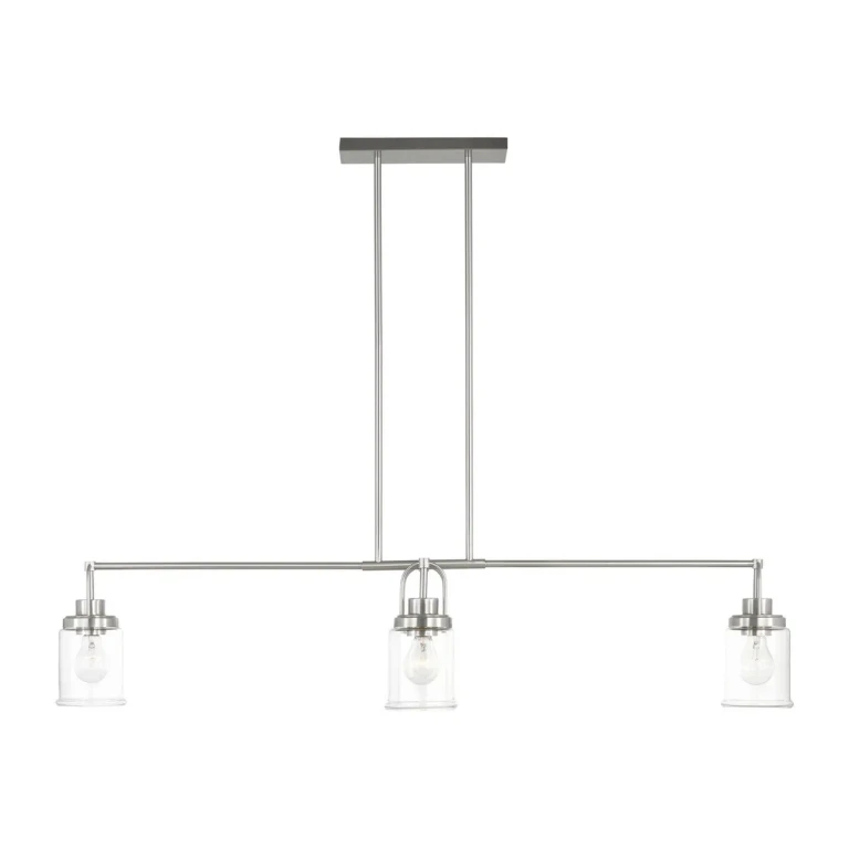 Brushed Nickel Chandelier from the Anders Collection
