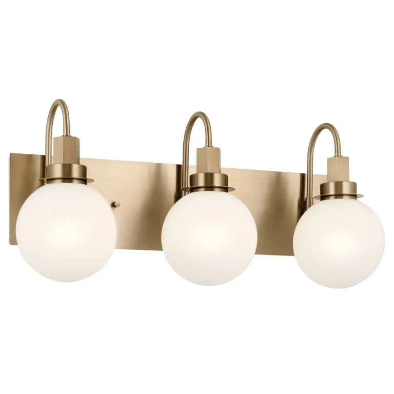 Champagne Bronze Three Light Bath from the Hex Collection
