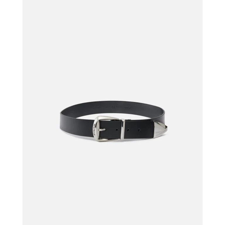 Pinko - Ceinture en cuir 4 cm - S