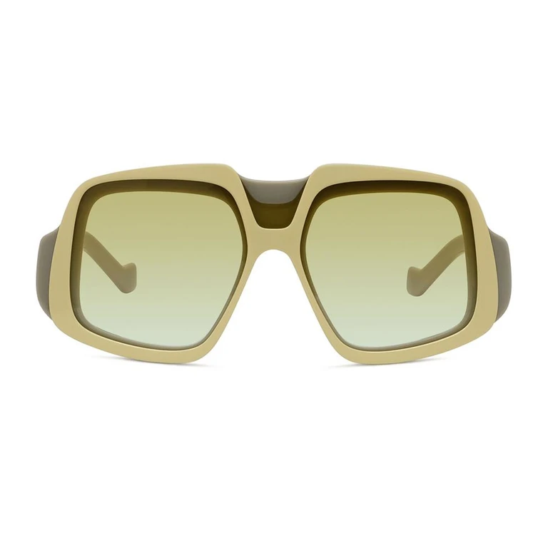 Loewe LW40194I Anagram 57K Kakhi Trasparente Giallo Injected Occhiali Da Sole - Women