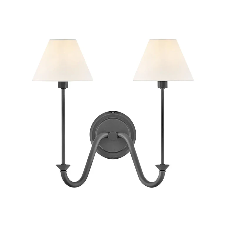 Blackened Brass LED Wall Sconce from the Greta Collection