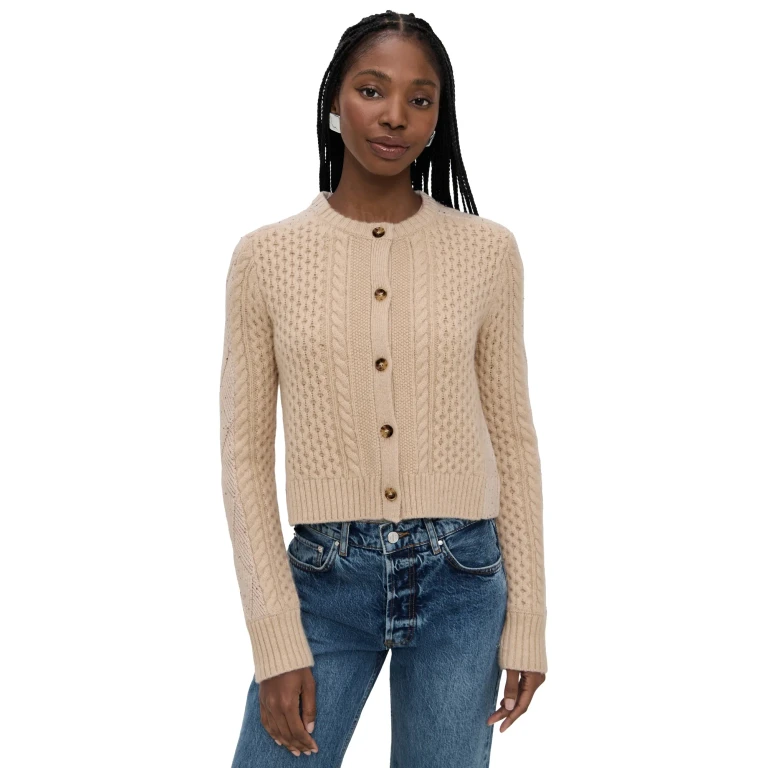 La Ligne Mini Nuage Cardigan Oat S