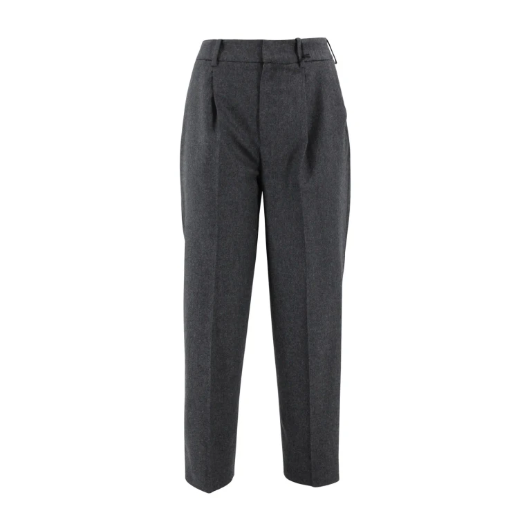 Jil Sander Herren Wollhose Schwarz, Größe 32