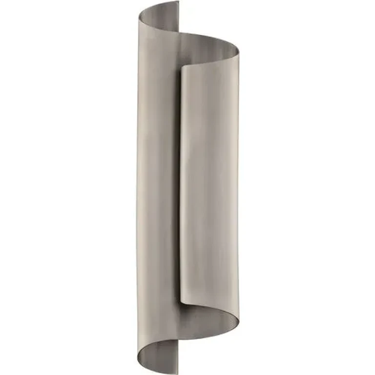 Brushed Nickel LED Wall Sconce from the Pirouette Collection