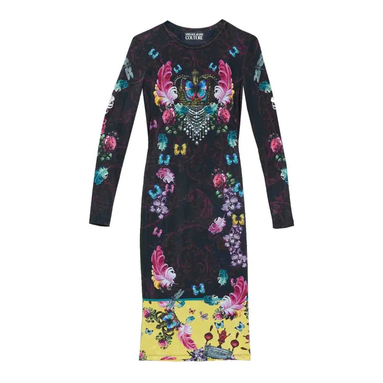 Versace Jeans Couture Robe De Soirée - Multicolore