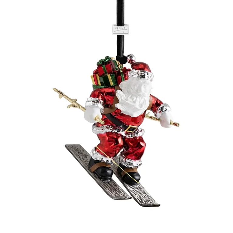 Michael Aram Skiing Santa Ornament