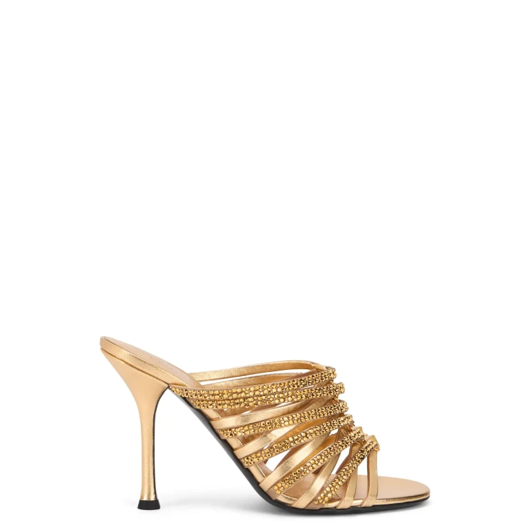 Valentino Garavani Mules In Leather And Fabric