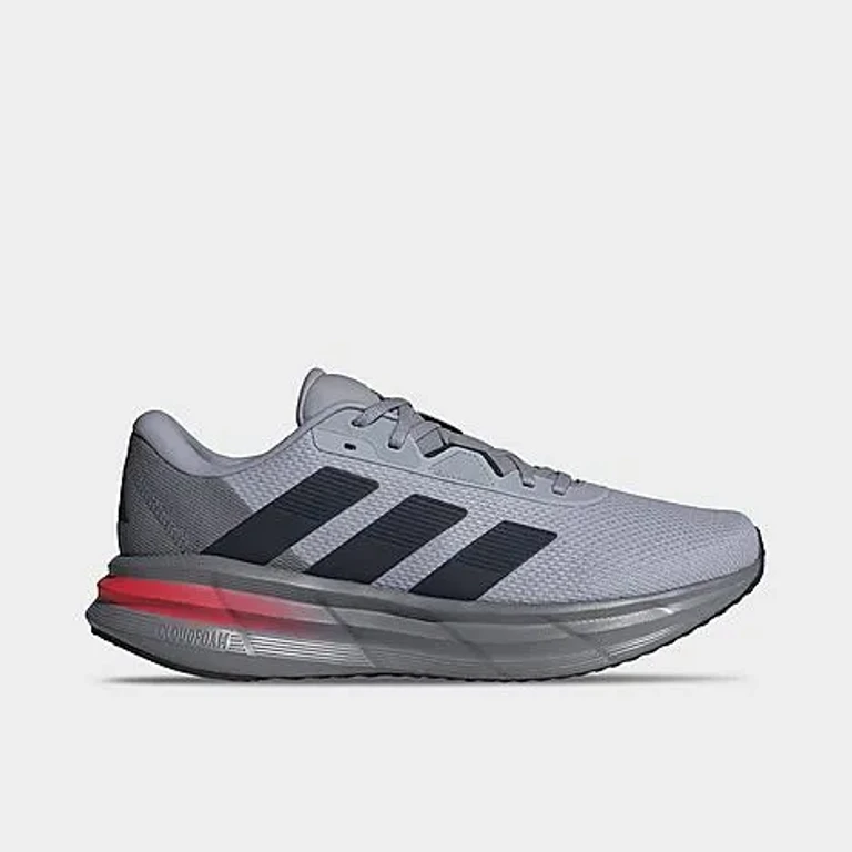 adidas Men's Galaxy 7 Running Shoes in Halo Silver/Aurora Ink/Grey Size: 6.5