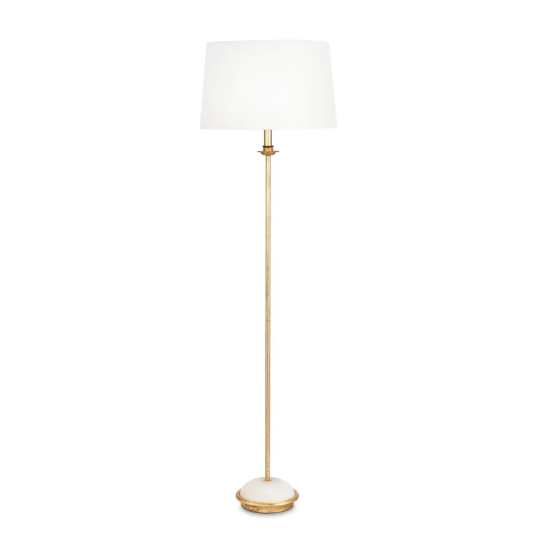 Gold Leaf Floor Lamp from the Fisher Collection