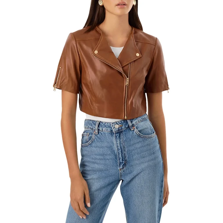 Lamarque Kirsi 21 Short Sleeve Cropped Jacket