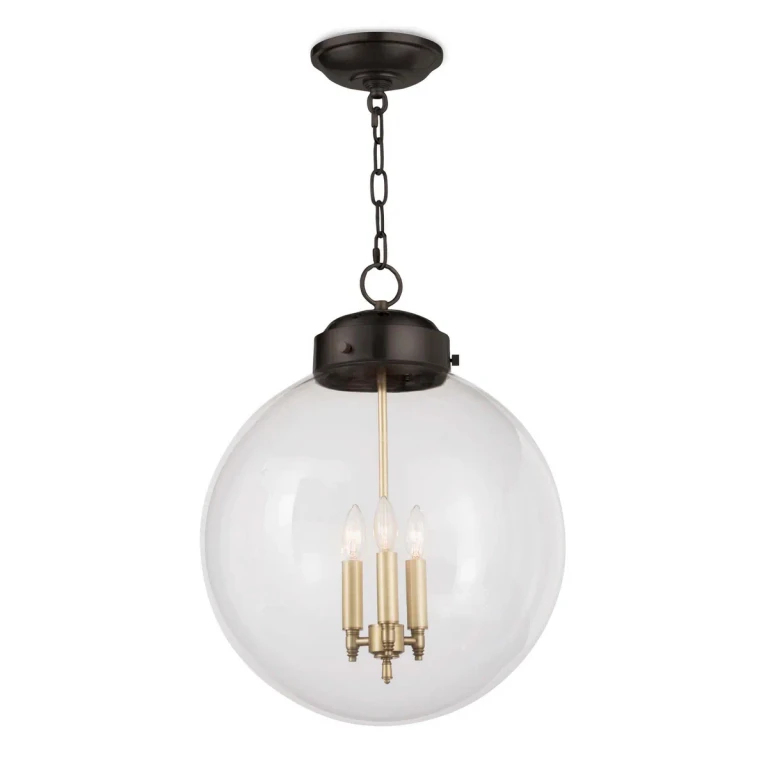 Oil Rubbed Bronze Pendant from the Globe Collection