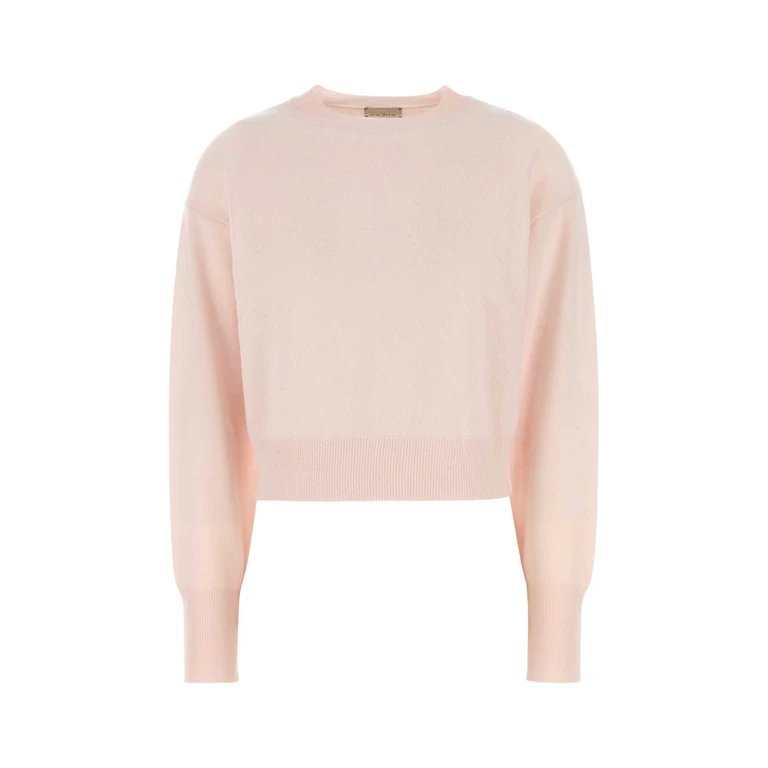 Le Kasha Pastel Pink Cashmere Menorca Sweater Nude Exterior: Organic Maglie - Women
