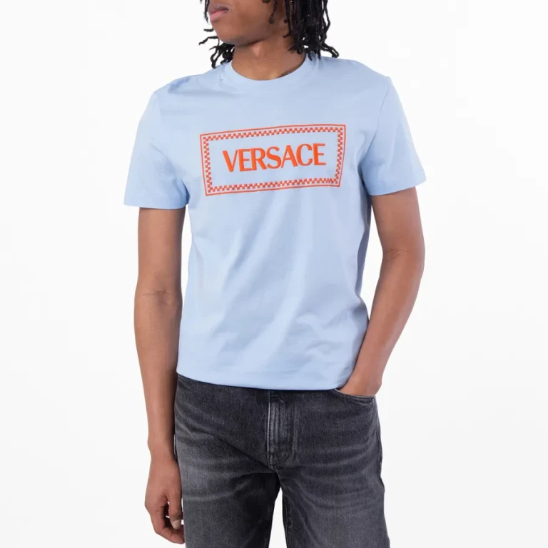 Versace Embroidered Logo T-Shirt