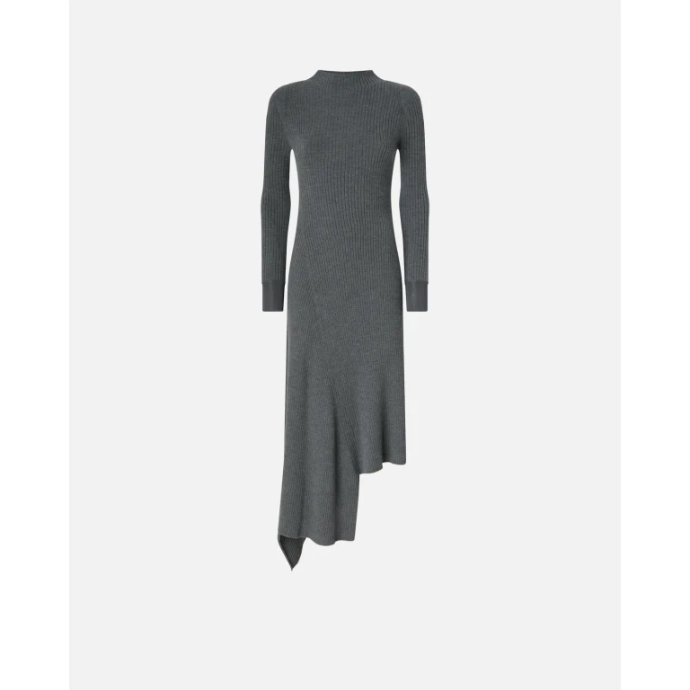 Pinko - Robe en maille à côtes plates - XS